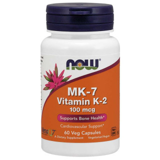 NOW Foods MK-7 Vitamin K-2 100mcg - 60 VCaps