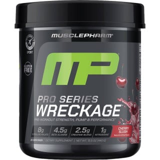 MusclePharm Pro Series Wreckage - 20 Servings Cherry Slush