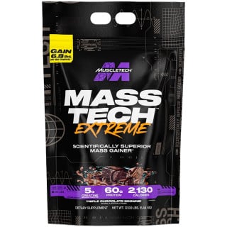 MuscleTech Mass-Tech EXTREME 2000 - 12lbs Triple Chocolate Brownie