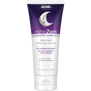 NOW Foods NiteZen Magnesium Body Cream - 4oz