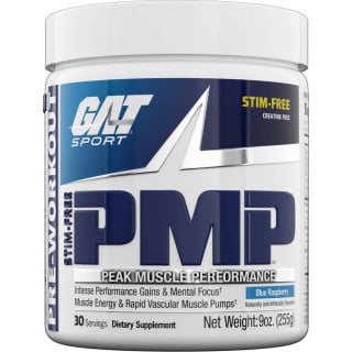 GAT Sport PMP Stim Free - 30 Servings Blue Raspberry