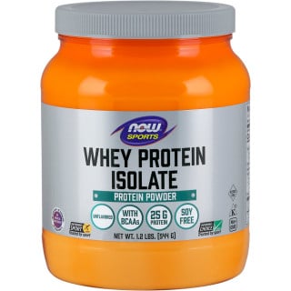 NOW Foods Whey Protein Isolate 1.2lbs Unflavored
