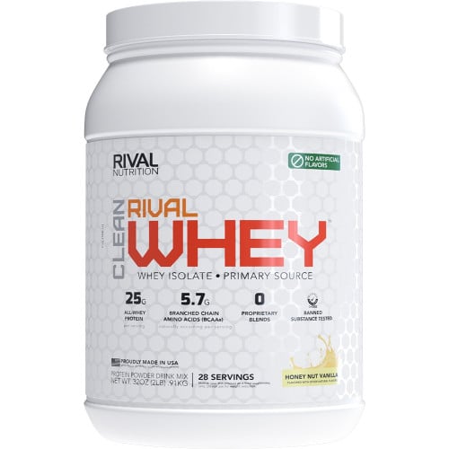 Rival Nutrition Clean Rival Whey - 2lbs Honey Nut Vanilla