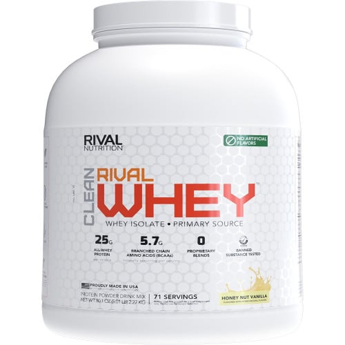 Rival Nutrition Clean Rival Whey - 5lbs Honey Nut Vanilla
