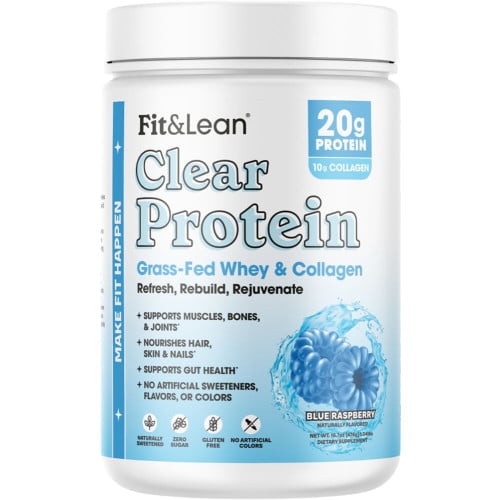 MHP Fit & Lean Clear Protein - 1lb Blue Raspberry