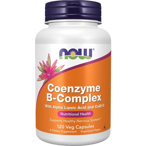 NOW Foods Co-Enzyme B Complex w/ ALA and CoQ10 - 120 VCaps