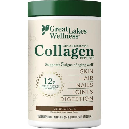 Great Lakes Wellness Bovine Collagen - 10oz Chocolate