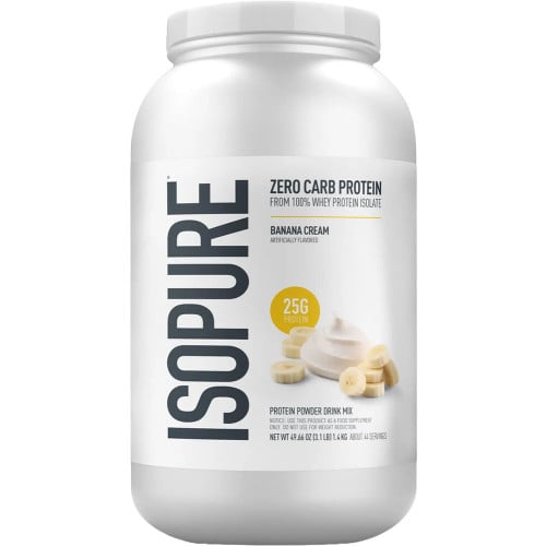 Nature's Best Isopure Zero Carb Protein - 3lbs Banana Cream