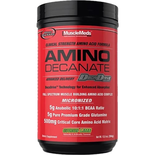 MuscleMeds Amino Decanate - 30 Servings Citrus Lime