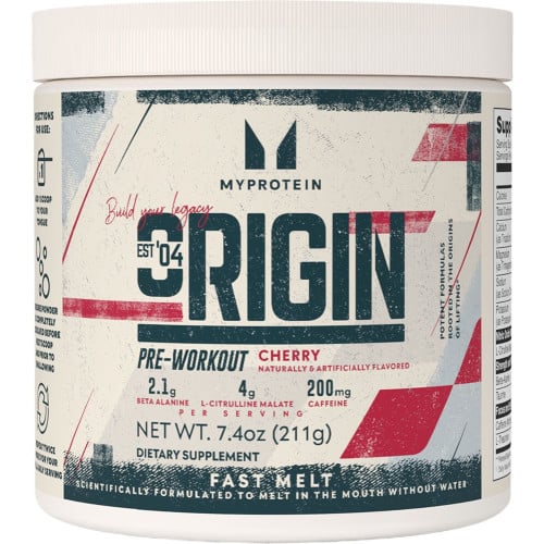 Myprotein Origin Pre-Workout Dry Scoop - 18 Servings Cherry