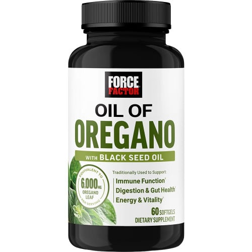Force Factor Oil of Oregano - 60 Softgels
