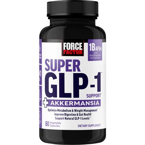 Force Factor Super GLP-1 Support + Akkermansia - 60 Capsules