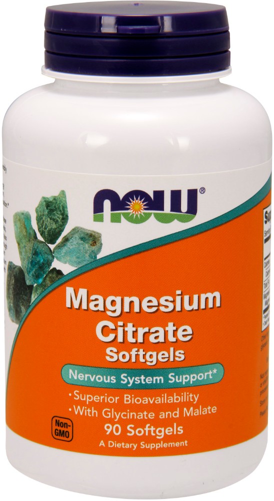 NOW Foods Magnesium Citrate w/ Glycinate & Malate