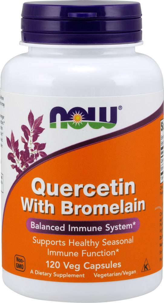 NOW Foods Quercetin with Bromelain