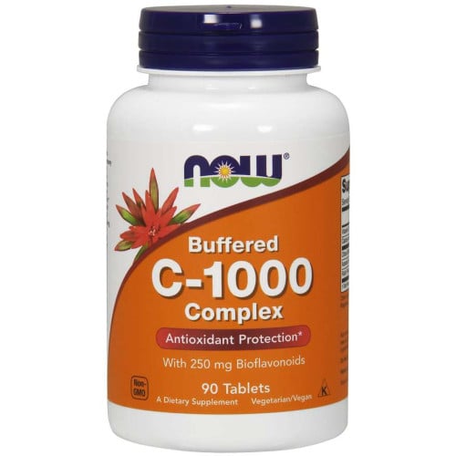 NOW Foods C-1000 Complex Buffered, 90 Tablets