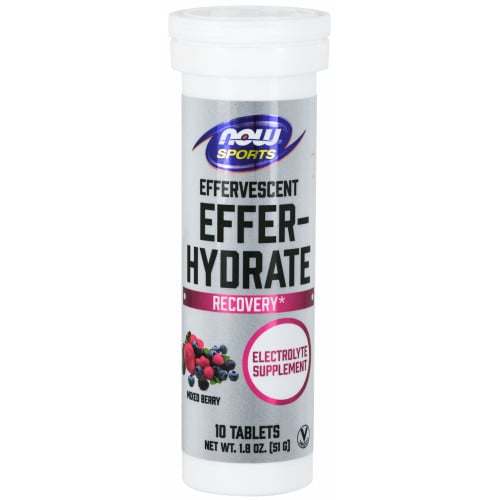 NOW Foods Effervescent Effer-Hydrate, 10 Tablets