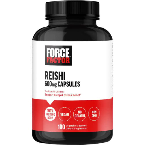 Force Factor Reishi 600mg, 100 Vegetable Capsules