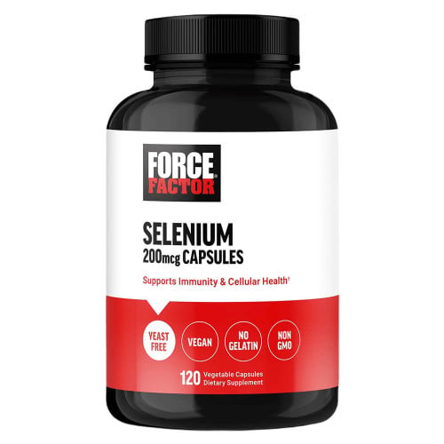 Force Factor Selenium 200mcg, 120 Vegetable Capsules