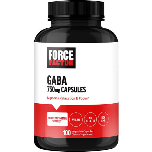 Force Factor GABA 750mg, 100 Capsules