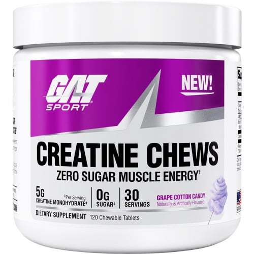 GAT Sport Creatine Chews, 120 Chewable Tablets