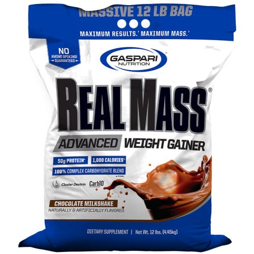 Gaspari Real Mass Advanced Weight Gainer, 12lbs