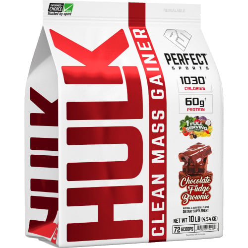 Perfect Sports Hulk Clean Mass Gainer, 10lbs