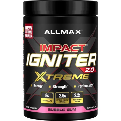 AllMax Nutrition Impact Igniter Xtreme 2.0, 30 Servings