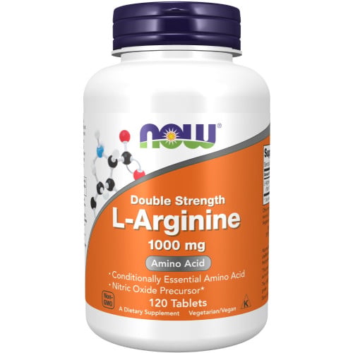 NOW Foods L-Arginine, 1000mg/120 Tablets
