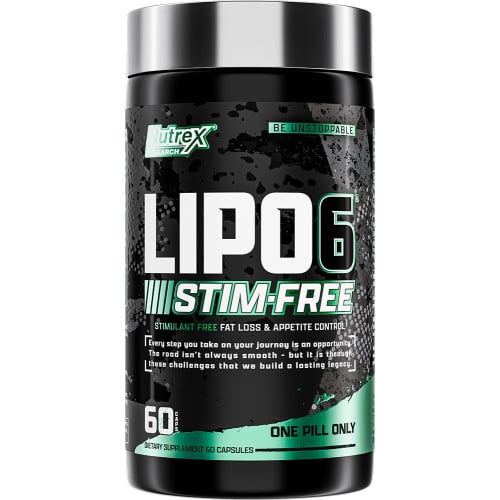 Nutrex Lipo-6 Stim-Free, 60 Capsules