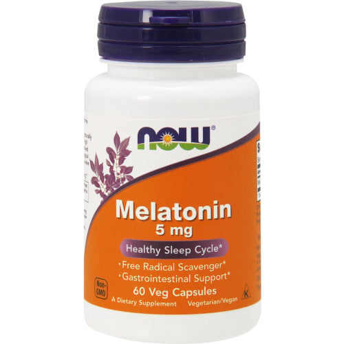 NOW Foods Melatonin 5mg, 60 VCapsules