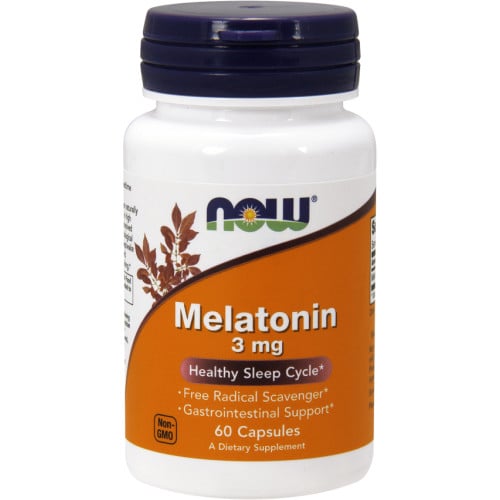 NOW Foods Melatonin 3mg, 60 VCaps