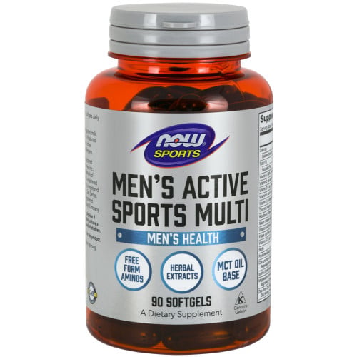 NOW Sports Men's Active Sports Multi, 90 Softgels