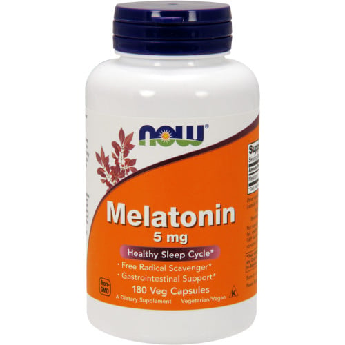 NOW Foods Melatonin 5mg, 180 VCapsules