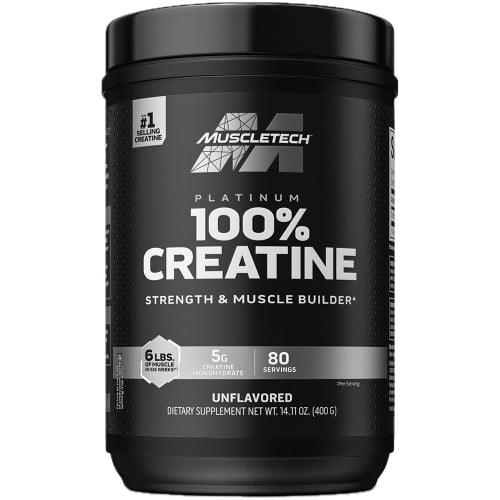 MuscleTech Platinum 100% Creatine, 400g