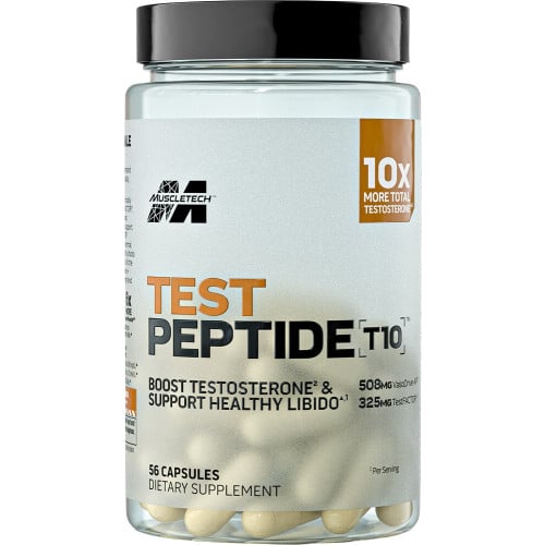 MuscleTech Test Peptide T10, 56 Capsules