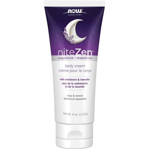 NOW Foods NiteZen Magnesium Body Cream, 4oz