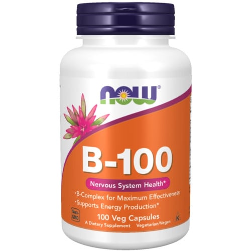NOW Vitamin B 100mg, 100 VCaps