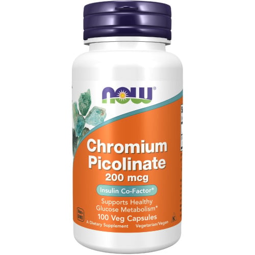 NOW Foods Chromium Picolinate, 100 VCaps