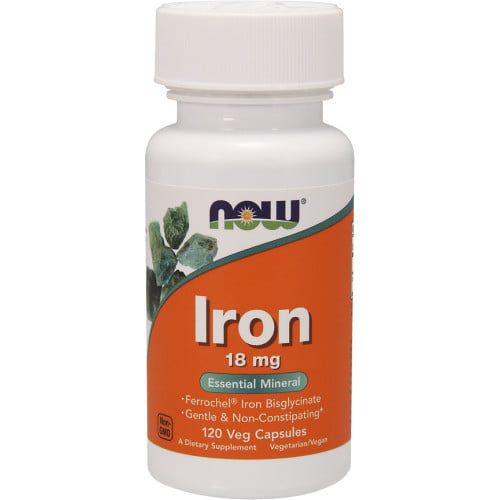 NOW Foods Iron, 120 VCap