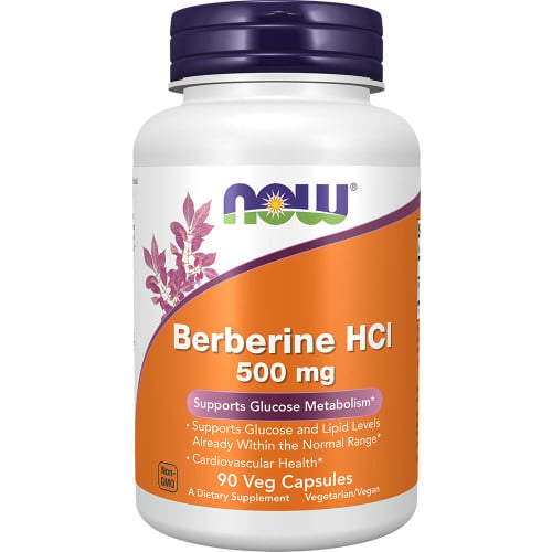 NOW Foods Berberine HCl, 90 VCaps