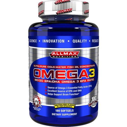 AllMax Nutrition Omega 3, 180 Softgels