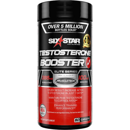Six Star Elite Series Testosterone Booster, 60 Caplets