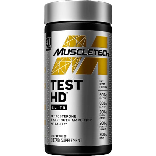 MuscleTech Test HD Elite, 120 Capsules