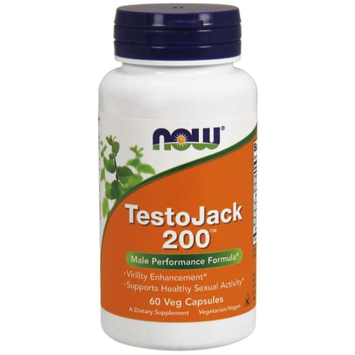 NOW Foods TestoJack 200 w/ Longjack, 60 VCapsules