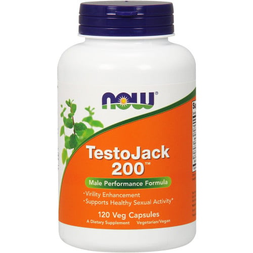 NOW TestoJack 200 w/ Longjack, 120 VCaps