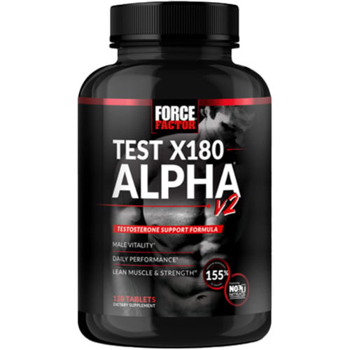 Force Factor Test X180 Alpha v2, 120 Tablets