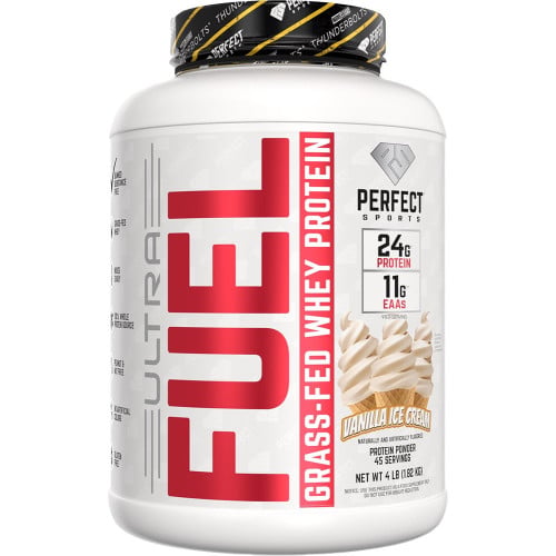 Perfect Sports Ultra Fuel Grass-Fed Whey Protein, 4lbs