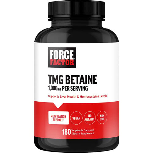 Force Factor TMG Betaine 1000mg, 180 Capsules