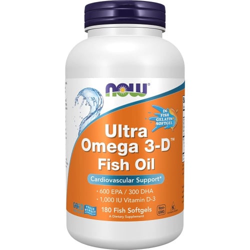 NOW Foods Ultra Omega 3-D, 180 Softgels