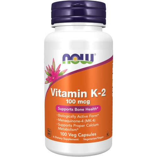 NOW Foods Vitamin K-2, 100 VCaps